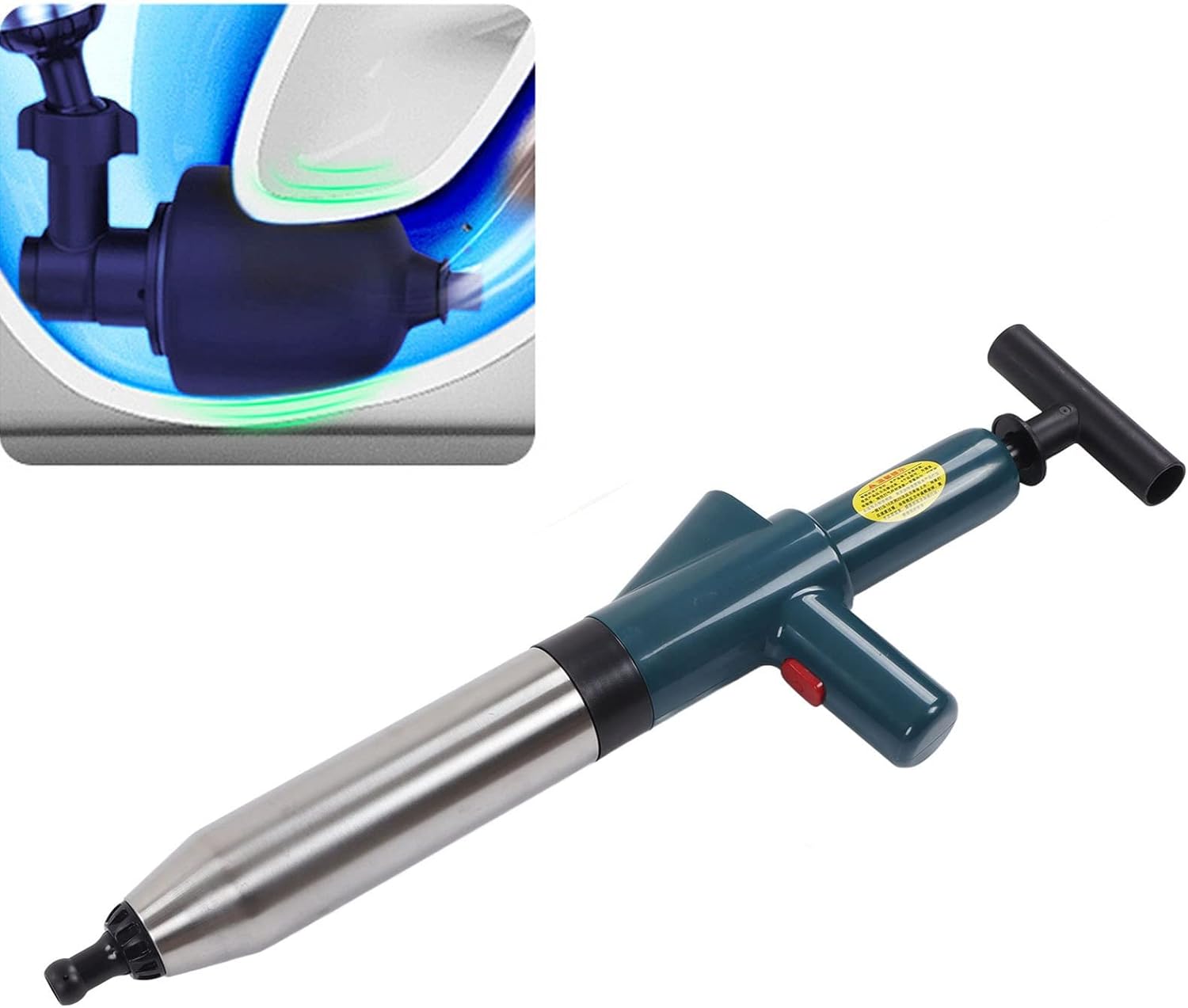 Pilipane Toilet Plunger Set with Drain Auger