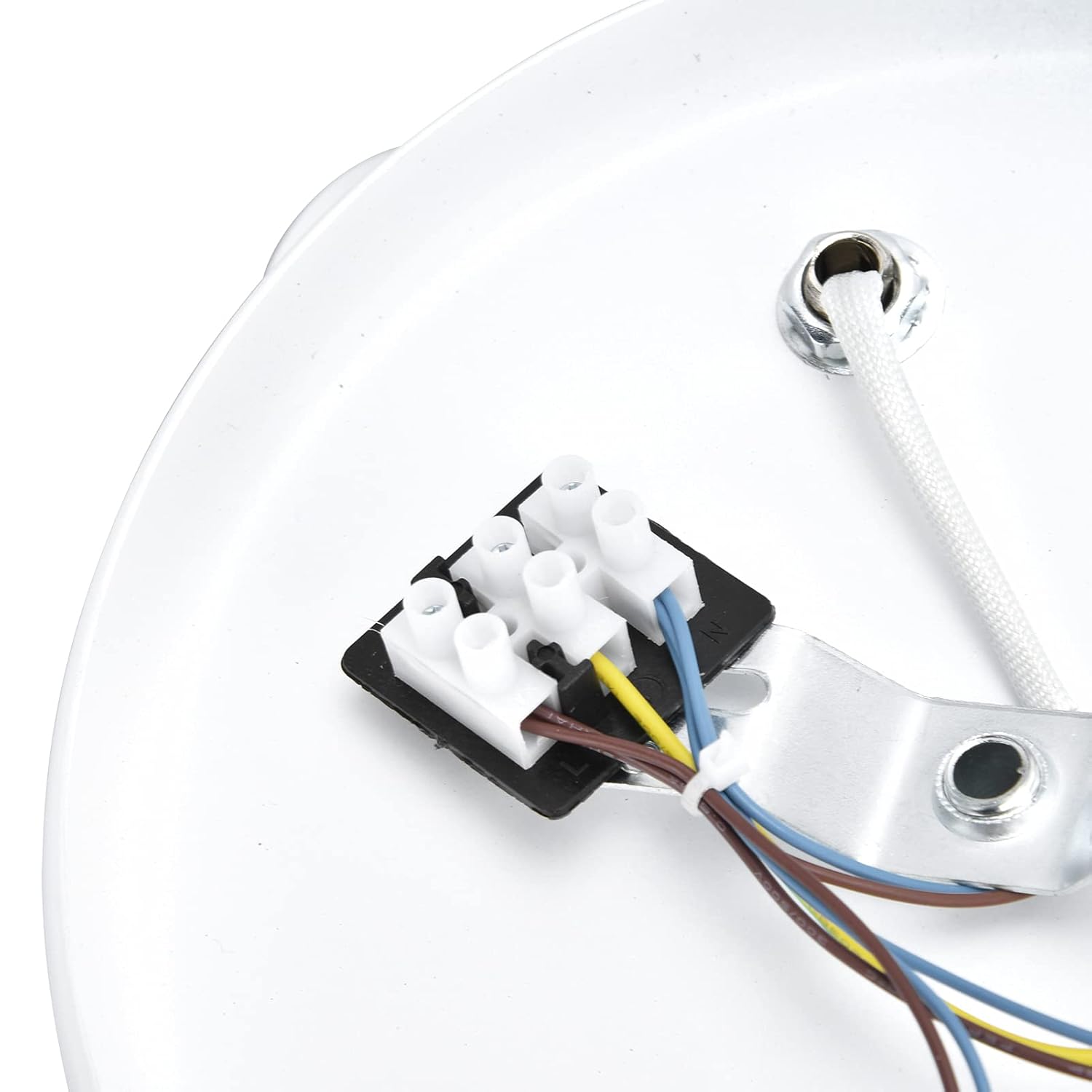 Ceiling Spotlight Holder with Rotatable Base Matte Black 3 Positions