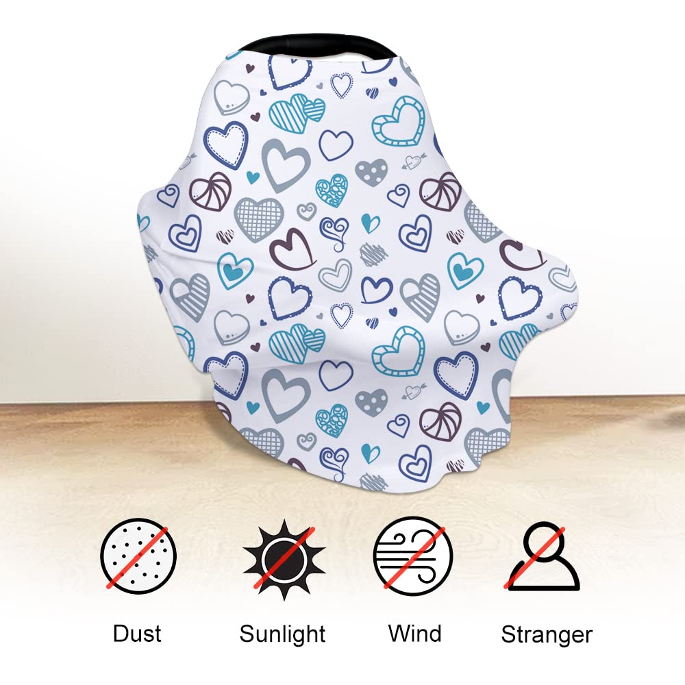 Yoofoss Nursing Cover Breastfeeding Scarf - Universal Baby Car Seat Stroller Cover
