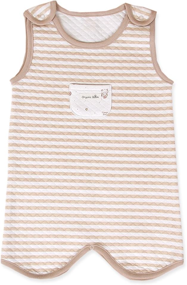 OrganicBoom 100 Organic Cotton Stripe Vest Wearable Blanket