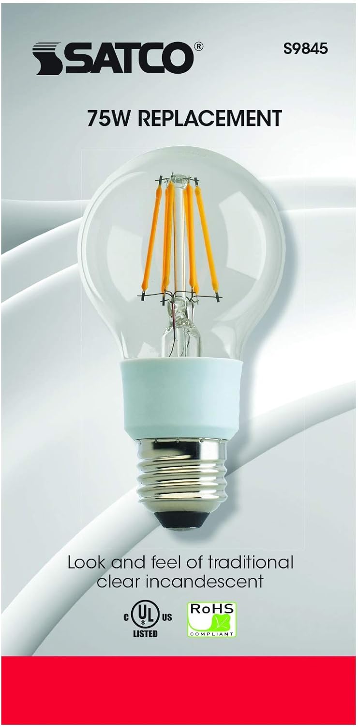 Satco S9845 Medium Light Bulb in Clear Finish 450 Inches