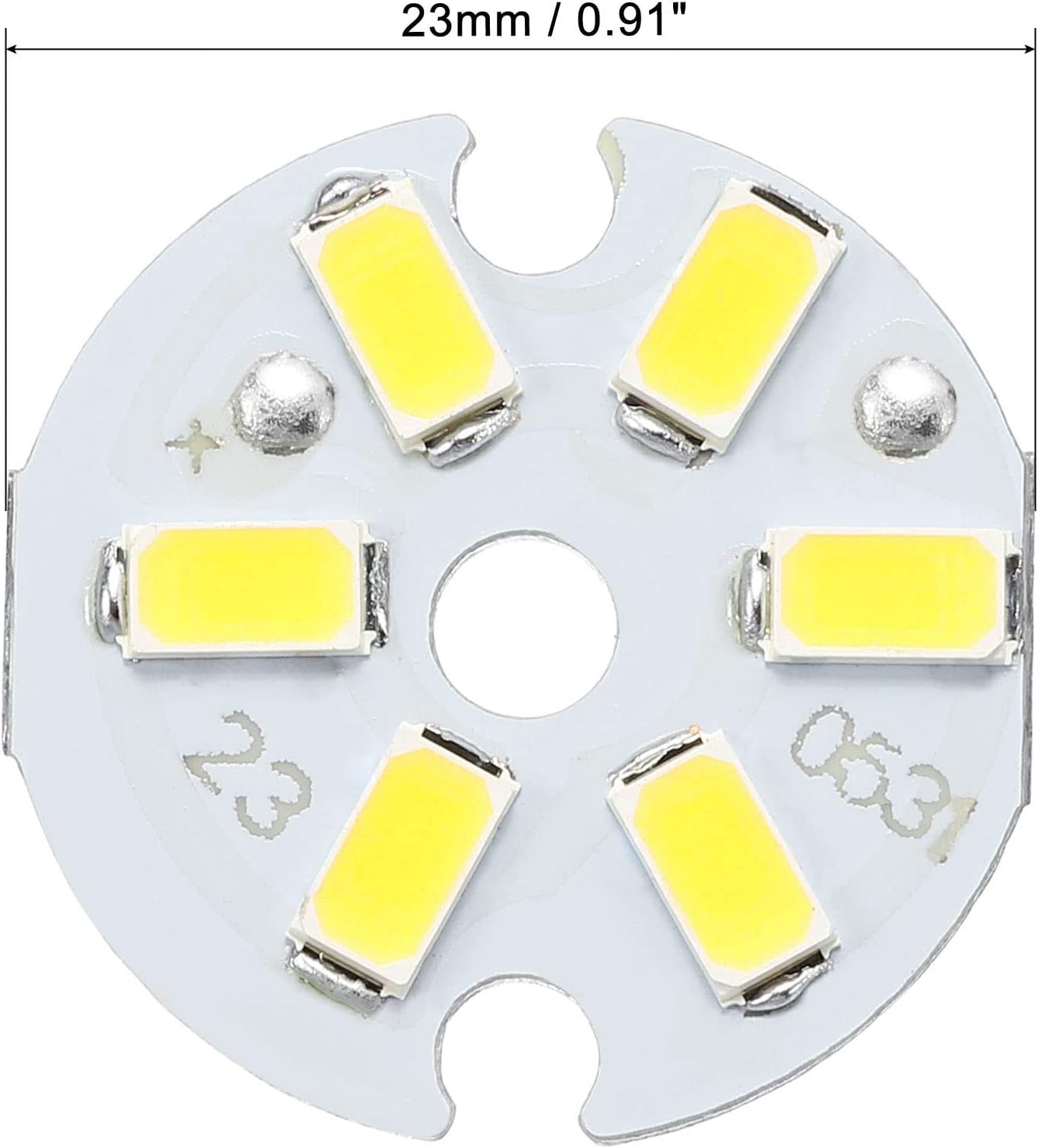 MECCANIXITY 3W COB LED Light Chip 10Pcs 6000-6500K Energy Saving Bulb Replacement