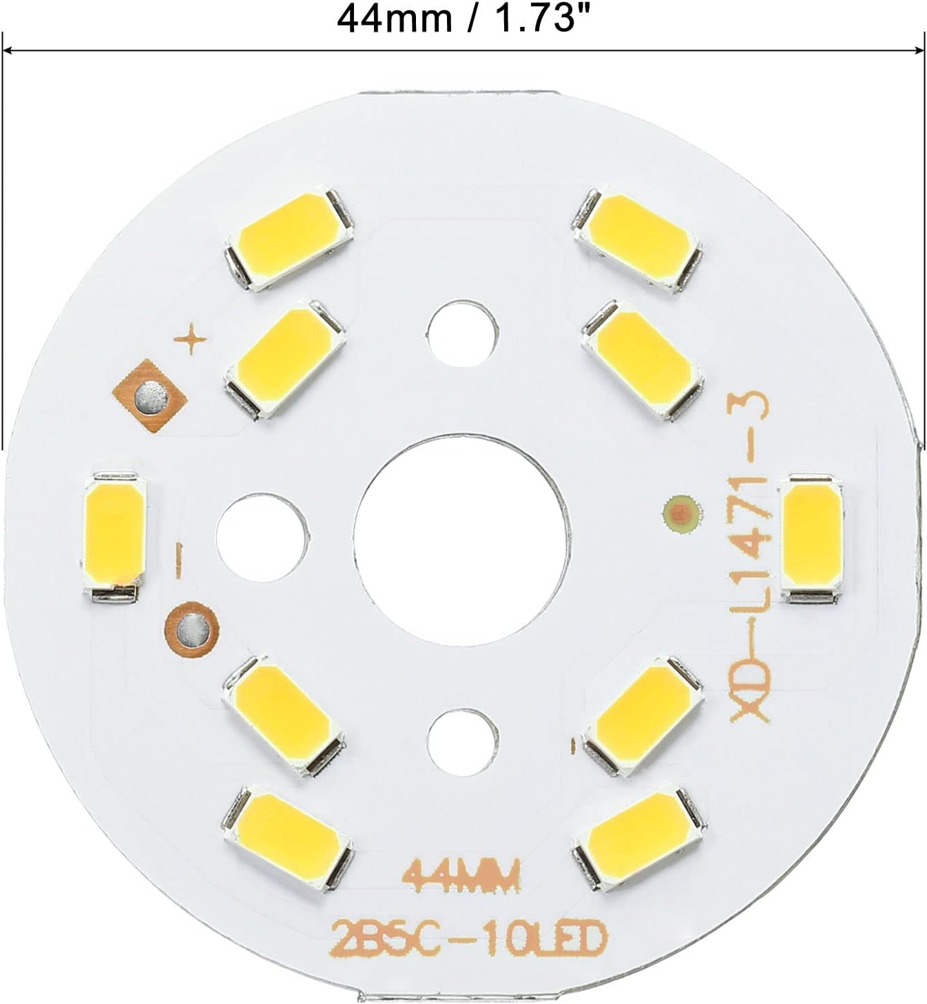 MECCANIXITY COB LED Light Chip 5W 120lm 44mm Energy Saving Bulb 5Pcs