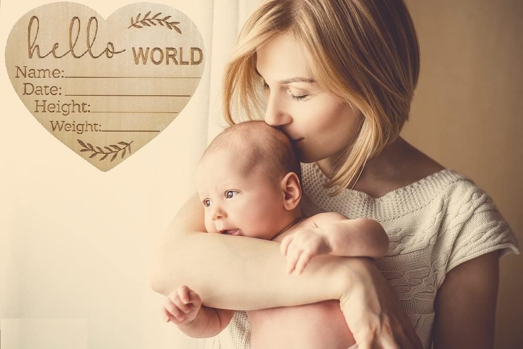 Welcome Baby Announcement Signs for Nursery and Hospital Birth