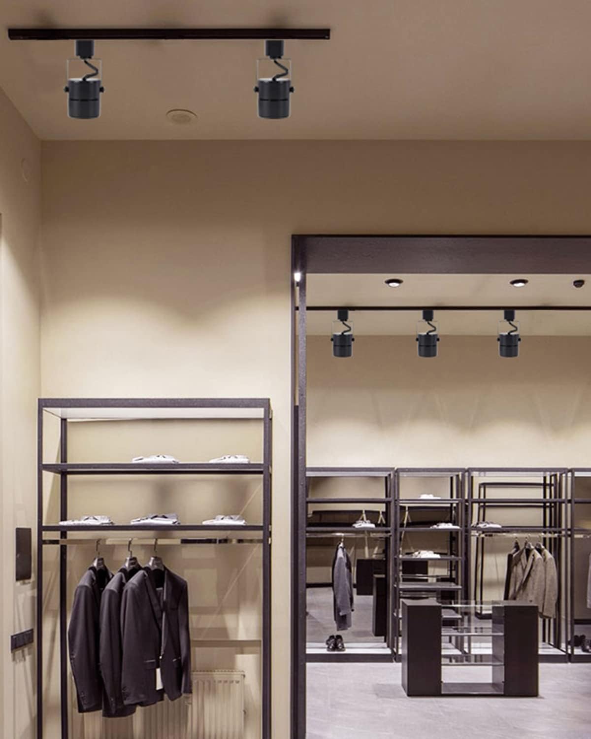 Motrackcao 10W Cool White Dimmable LED Track Light Heads 20 Pack