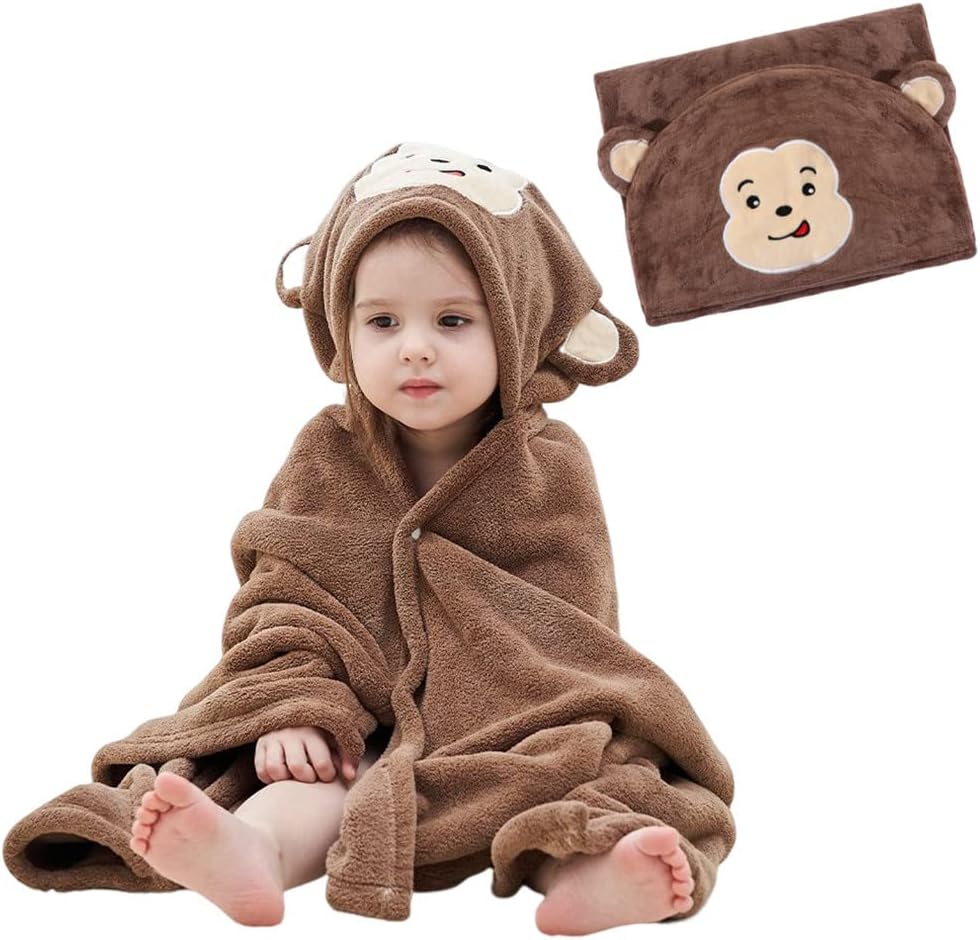 VEABEST Baby Bath Towel with Deer Design for Kids