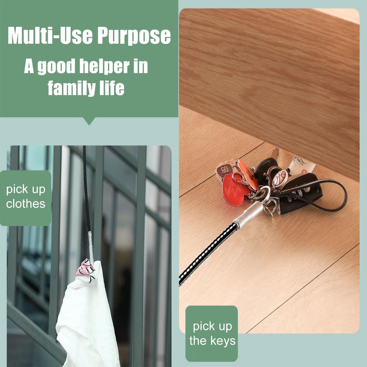 ANLEBUY Drain Snake Hair Clog Remover 120 Inch Flex Tool