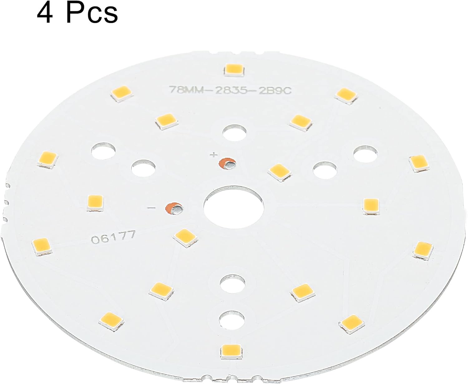 MECCANIXITY 9W COB LED Light Chip 4Pcs Warm White