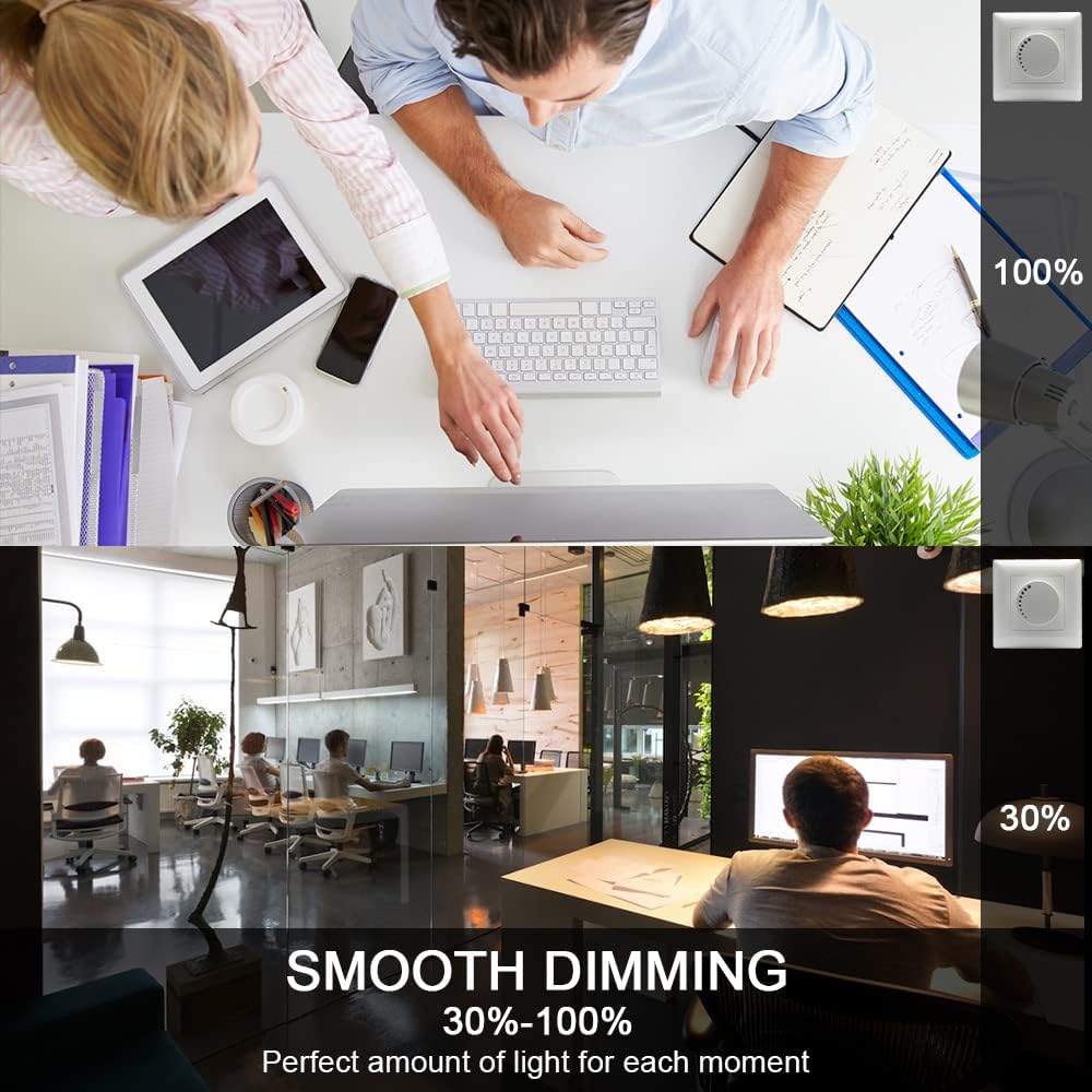 10W H Track Lighting Heads Dimmable LED for Accent Lighting 16Pack