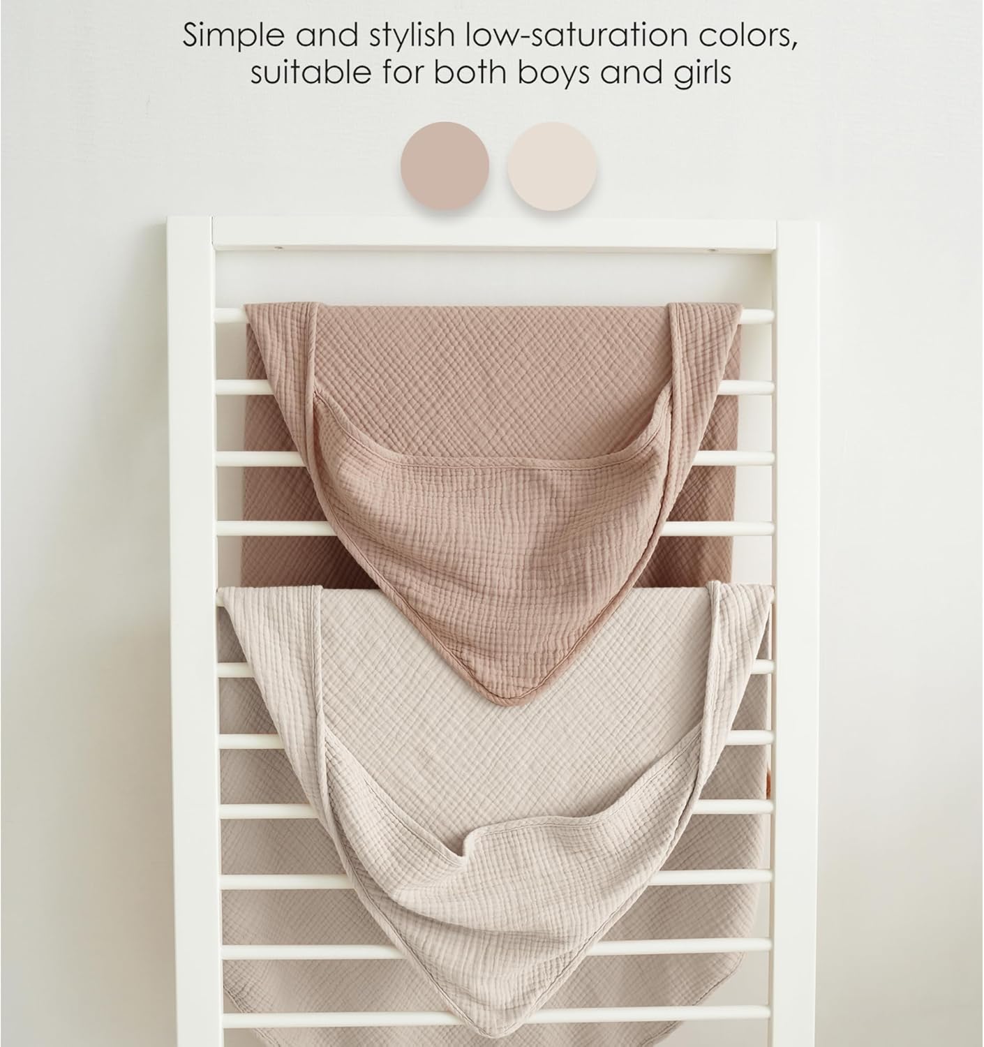 MairMore Muslin Baby Towel with Hood - 100 Cotton Soft Absorbent