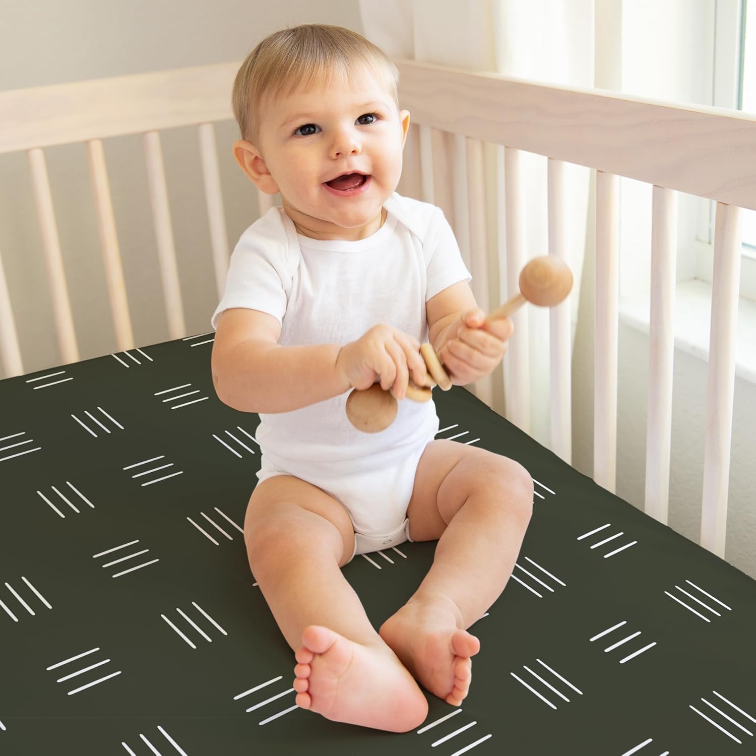 Sweet Jojo Designs Crib Sheet Set Jungle Animals 2 Pack