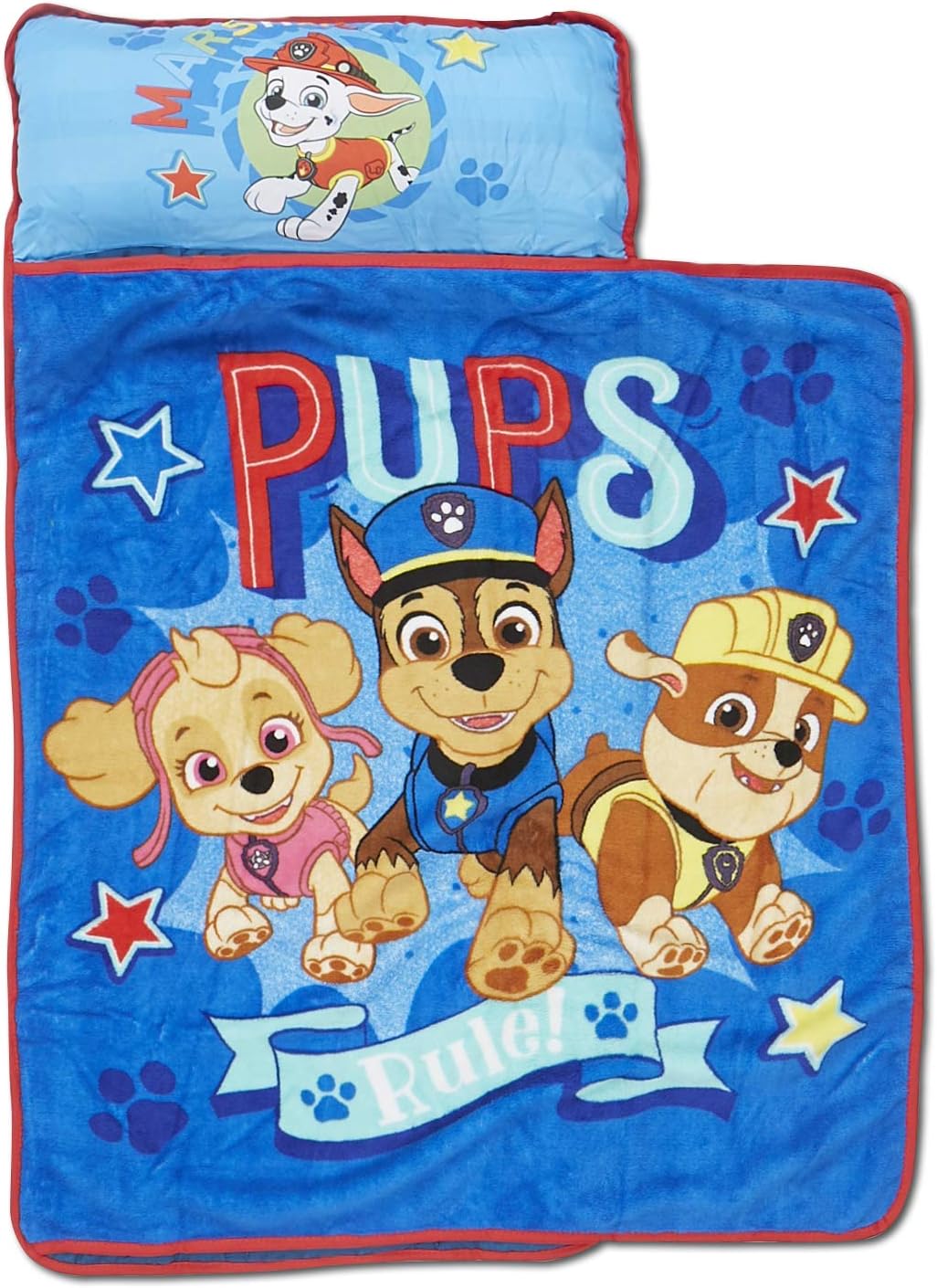 Paw Patrol Toddler Nap Mat Set with Pillow and Blanket 1