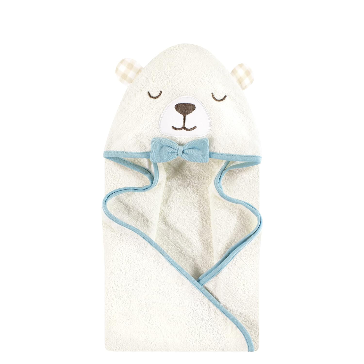 Hudson Baby Unisex Cotton Animal Face Hooded Towel
