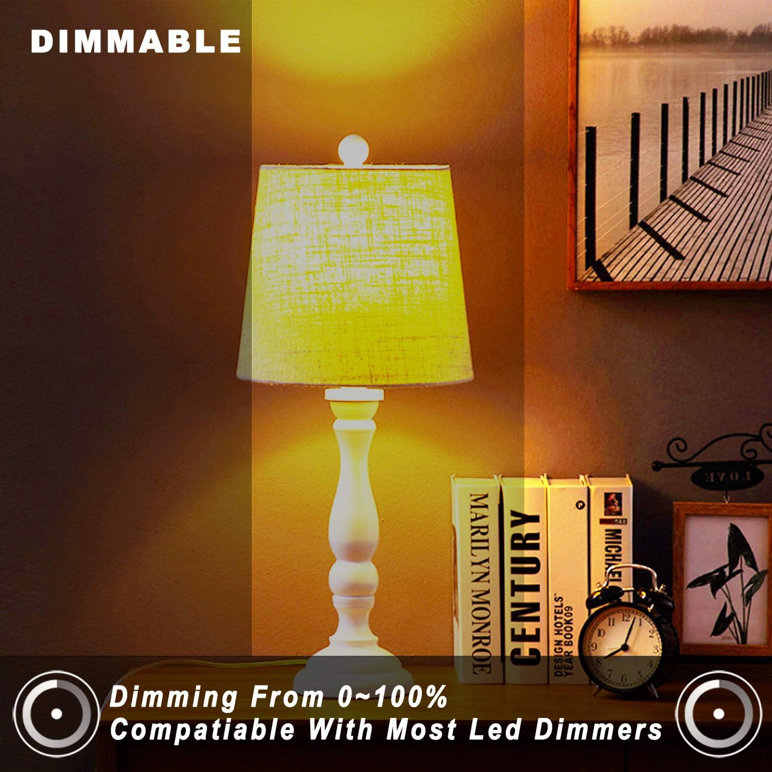 ALIDE G9 Dimmable 3W LED Bulbs 2700K Warm White 10Pack