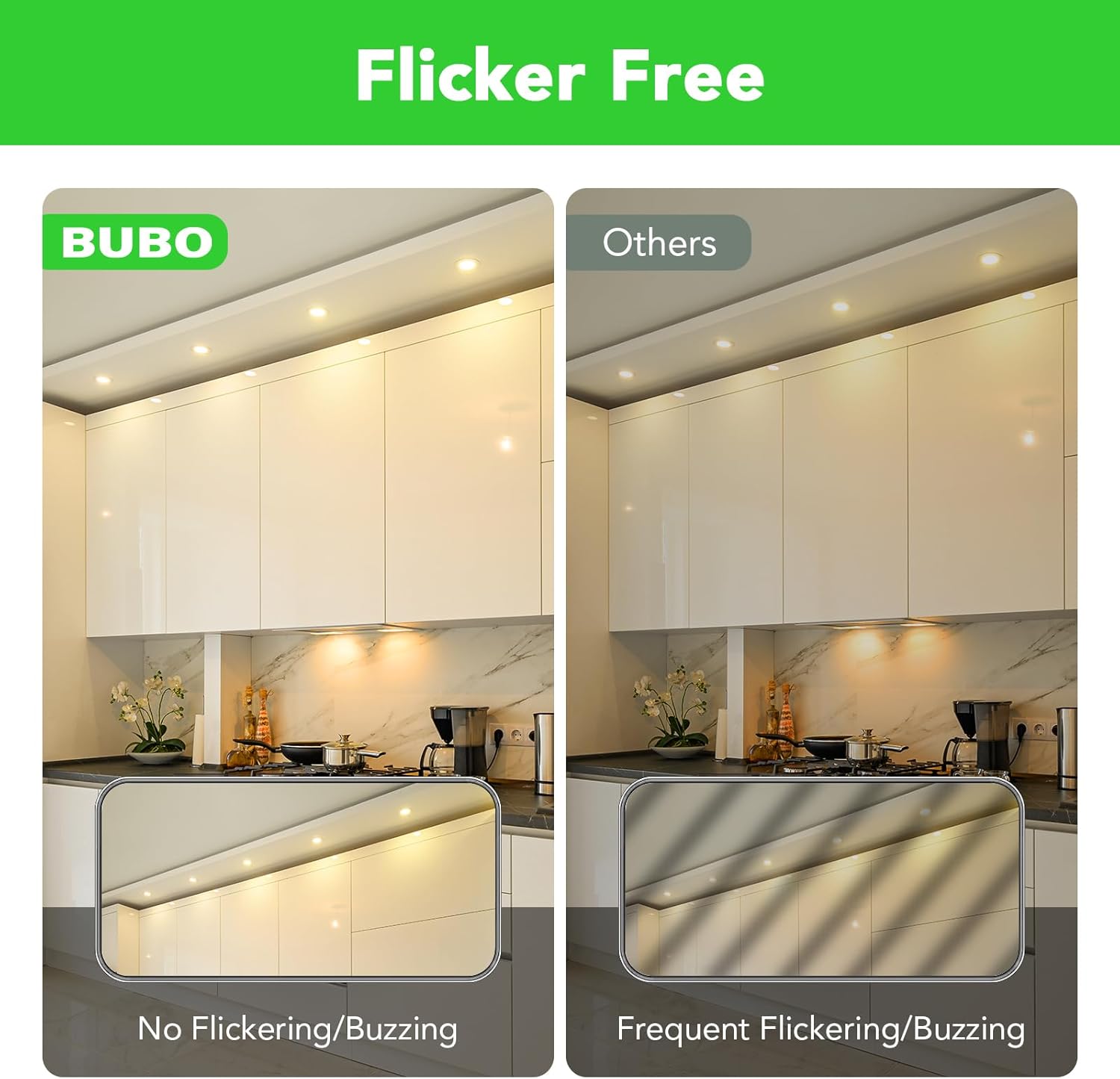 BUBO GU10 LED Bulb 50W Equivalent 650 Lumens 10 Pack