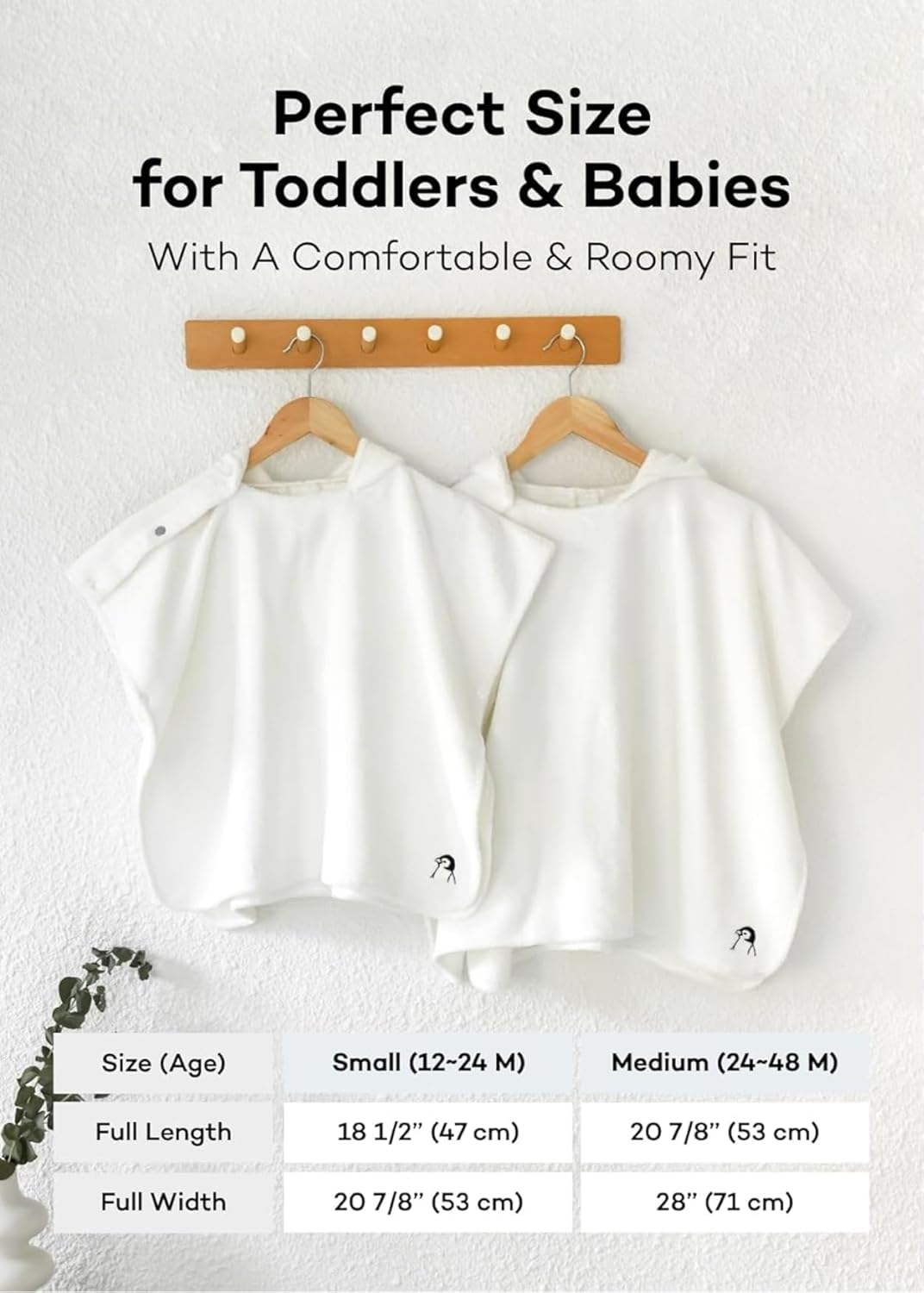 Konny Baby Hooded Towel - Ultra Soft Quick Dry