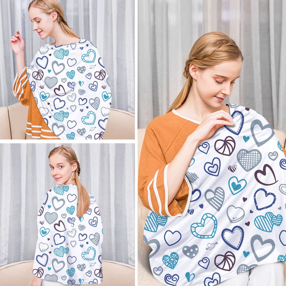 Yoofoss Nursing Cover Breastfeeding Scarf - Universal Baby Car Seat Stroller Cover