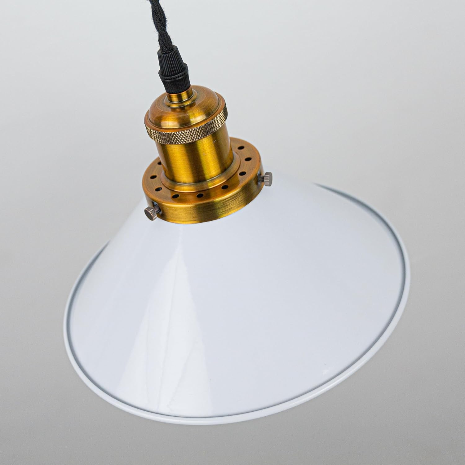 Adjustable Height Halo Track Pendant Light with E26 Socket