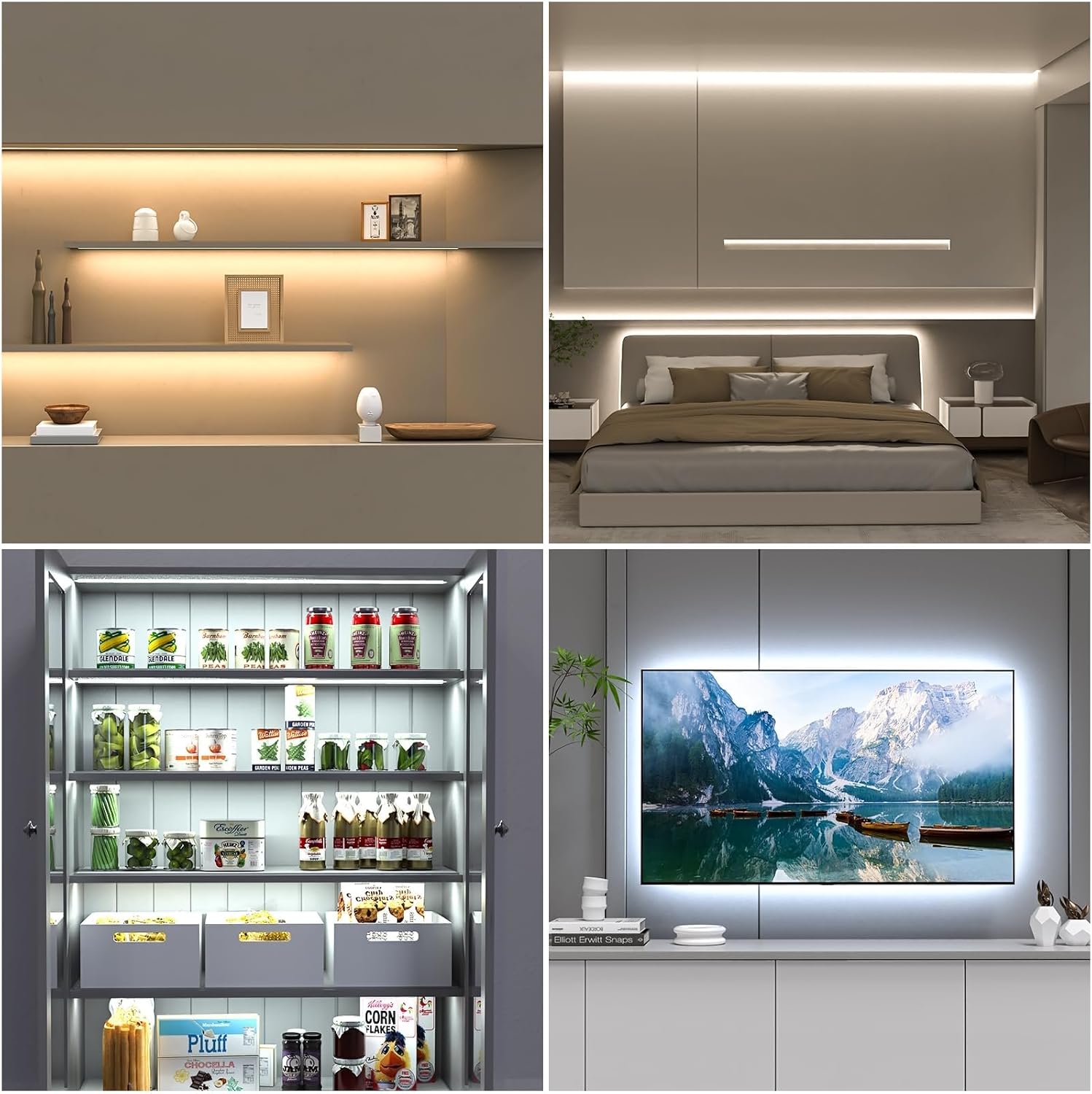 MY BEAUTY LIGHT 24V Smart WiFi Cob LED Strip Light 164ft