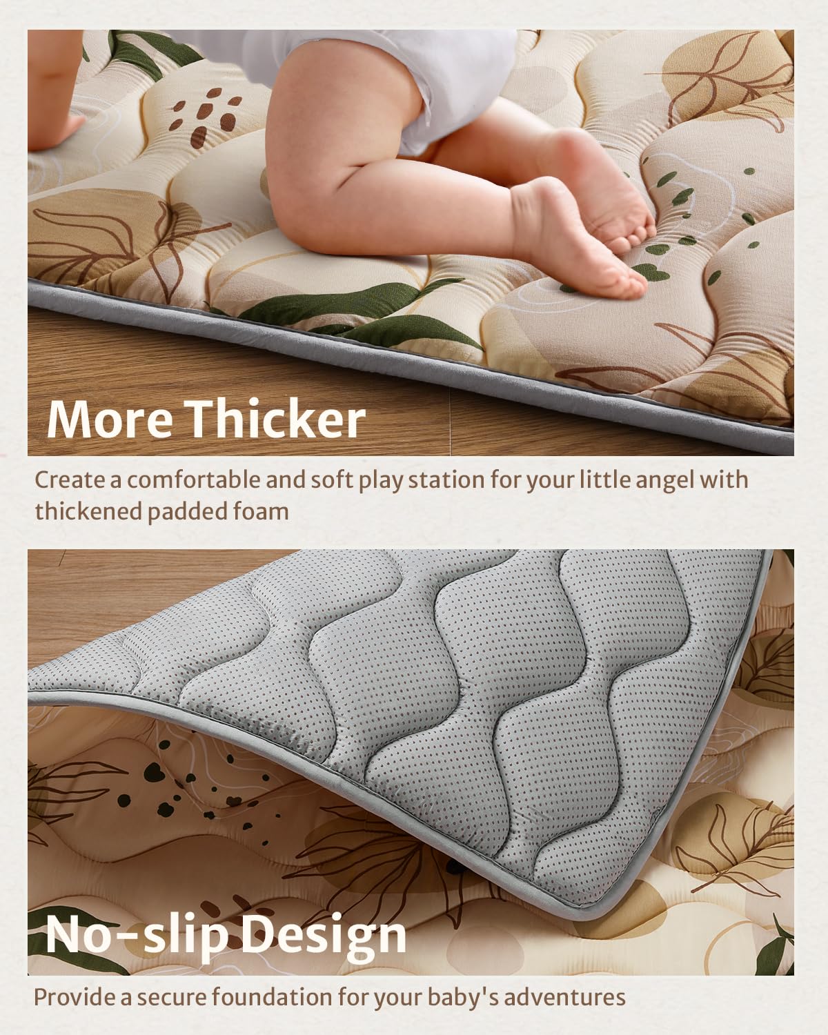 Blissful Diary 50x50 Play Mat for Baby and Toddlers