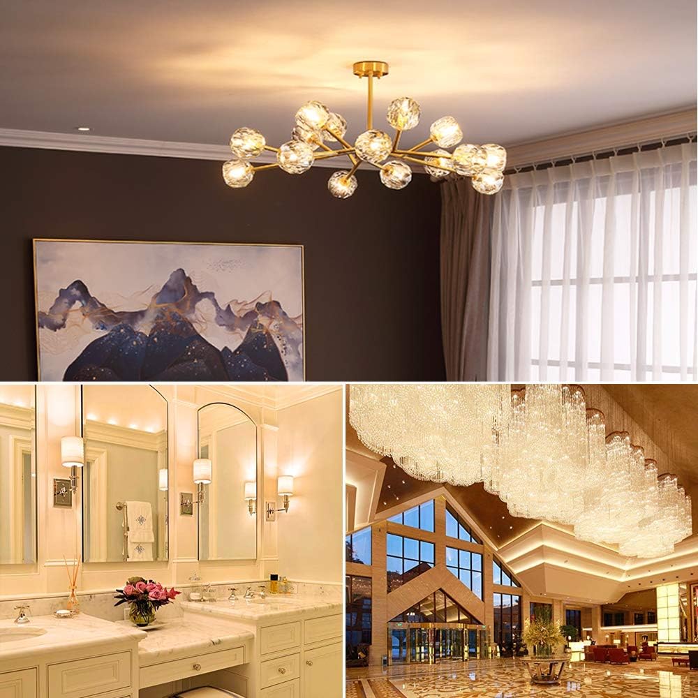 AHEVO 10W 12V Warm White Halogen Bulb G4 Bi-Pin 10 Pack