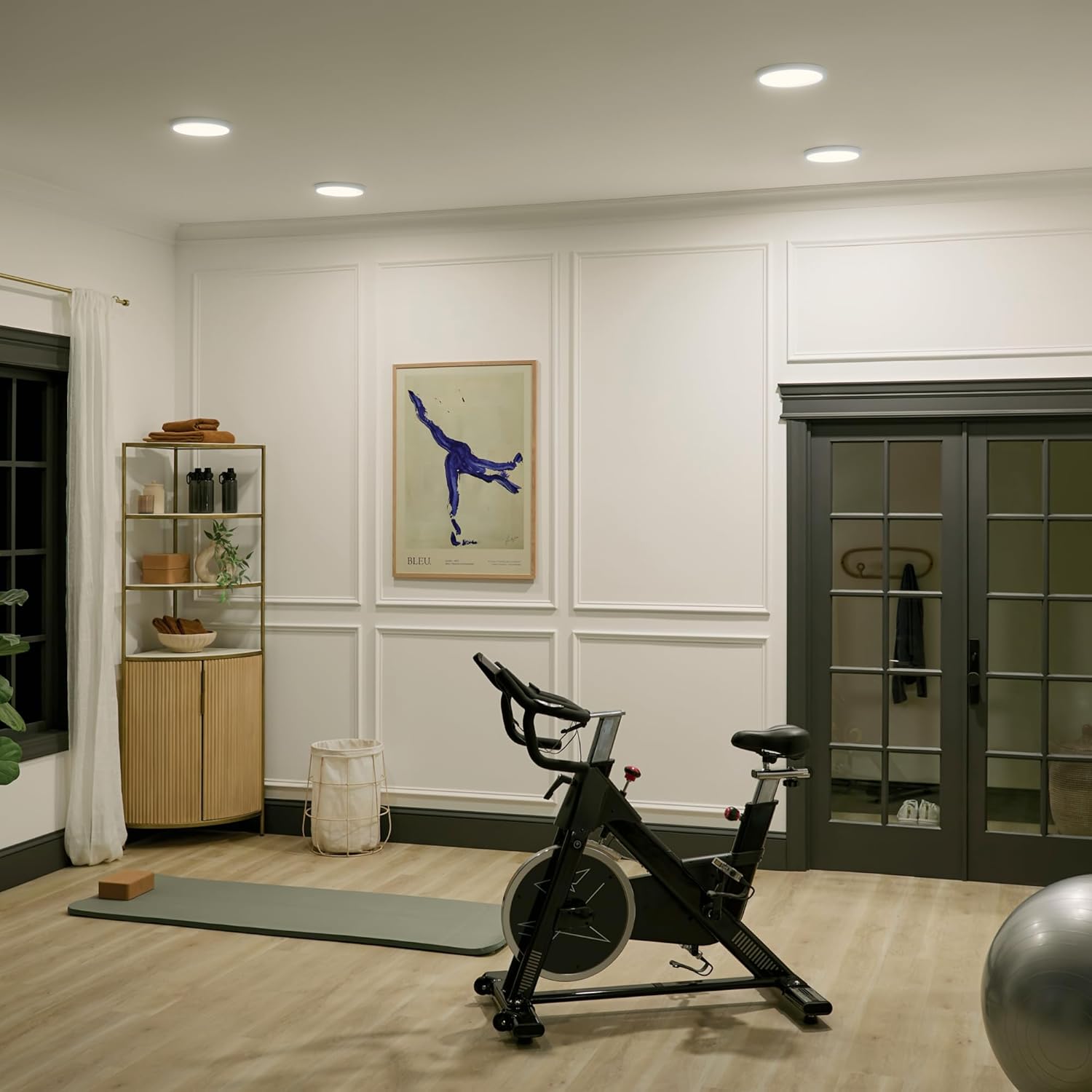 Kichler Ara 902 LED Flush Mount Light in White