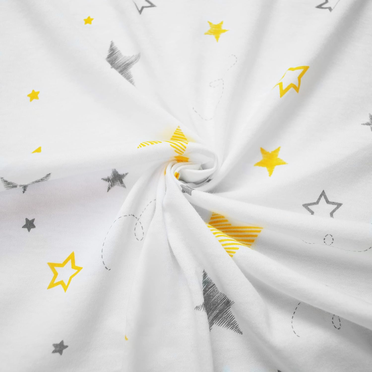 American Baby Company Crib Bedding Bundle Set Golden Yellow Star