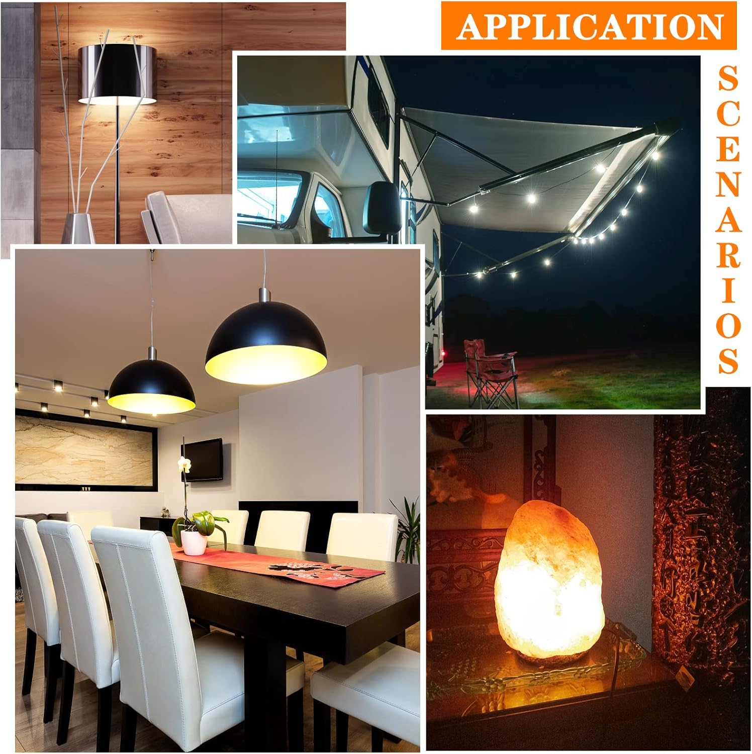 HUIMEIJIA G4 LED Bulb 3W 4pcs Warm White 3000K