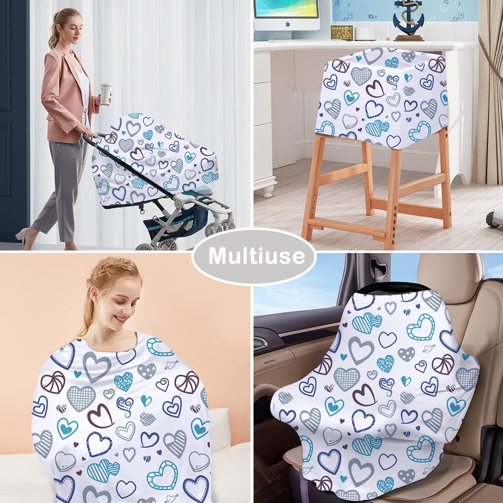 Yoofoss Nursing Cover Breastfeeding Scarf - Universal Baby Car Seat Stroller Cover