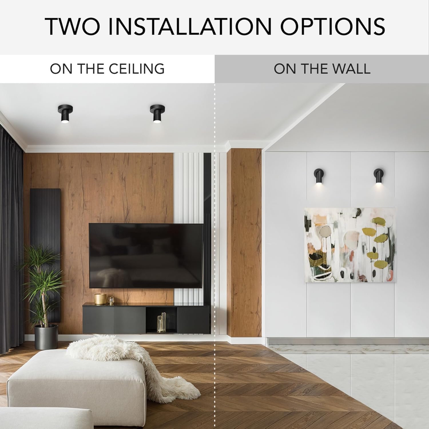 Globe Electric 45 Convertible LED Track Light Matte Black