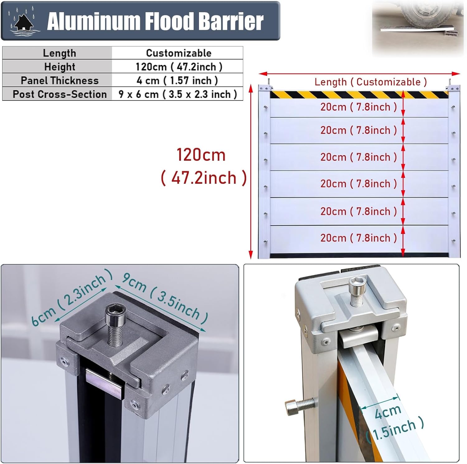 Flood Protection Barriers for Garage Doors and Yard Gates