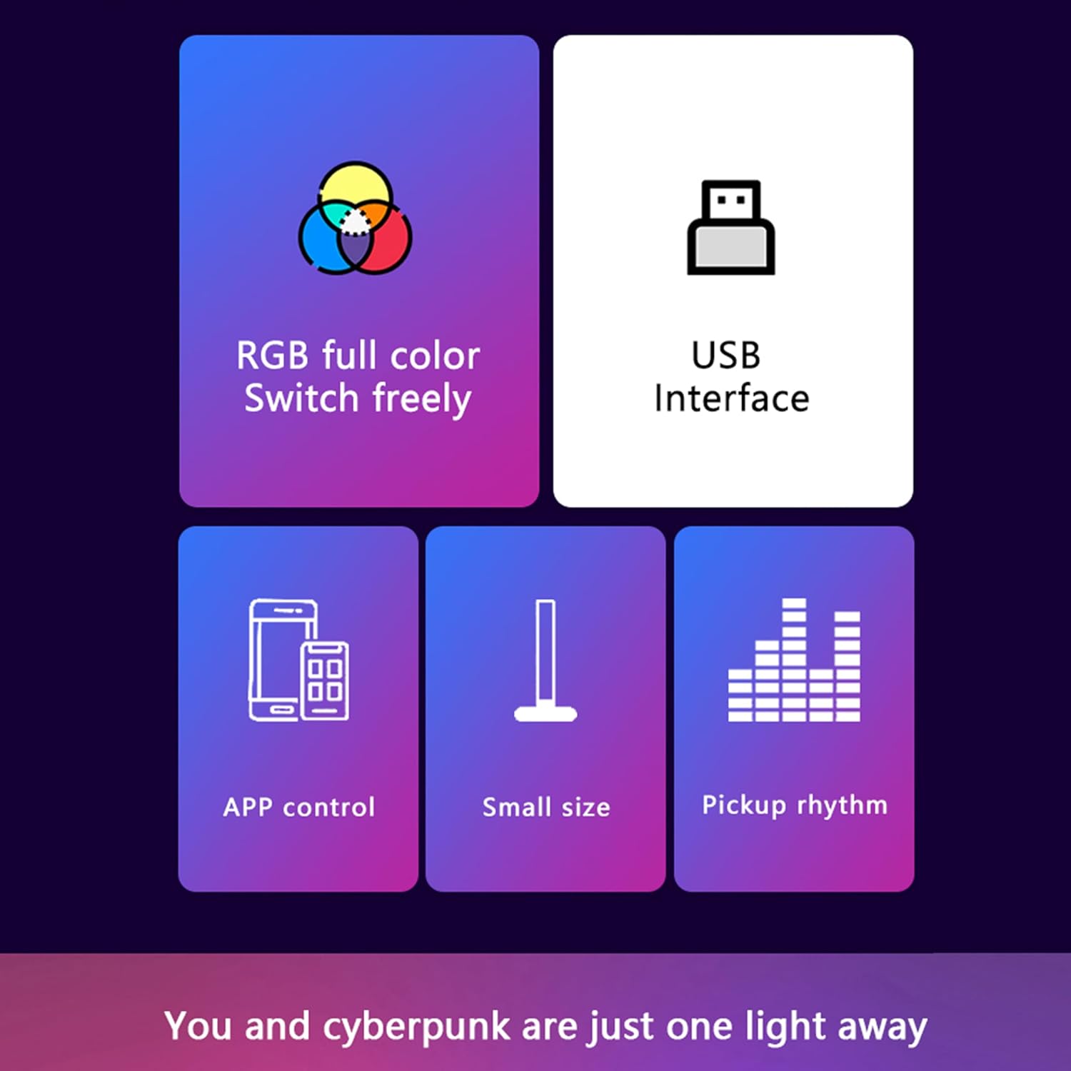 Benedi RGB Light Bar Smart LED Lights for Bedroom and Gaming