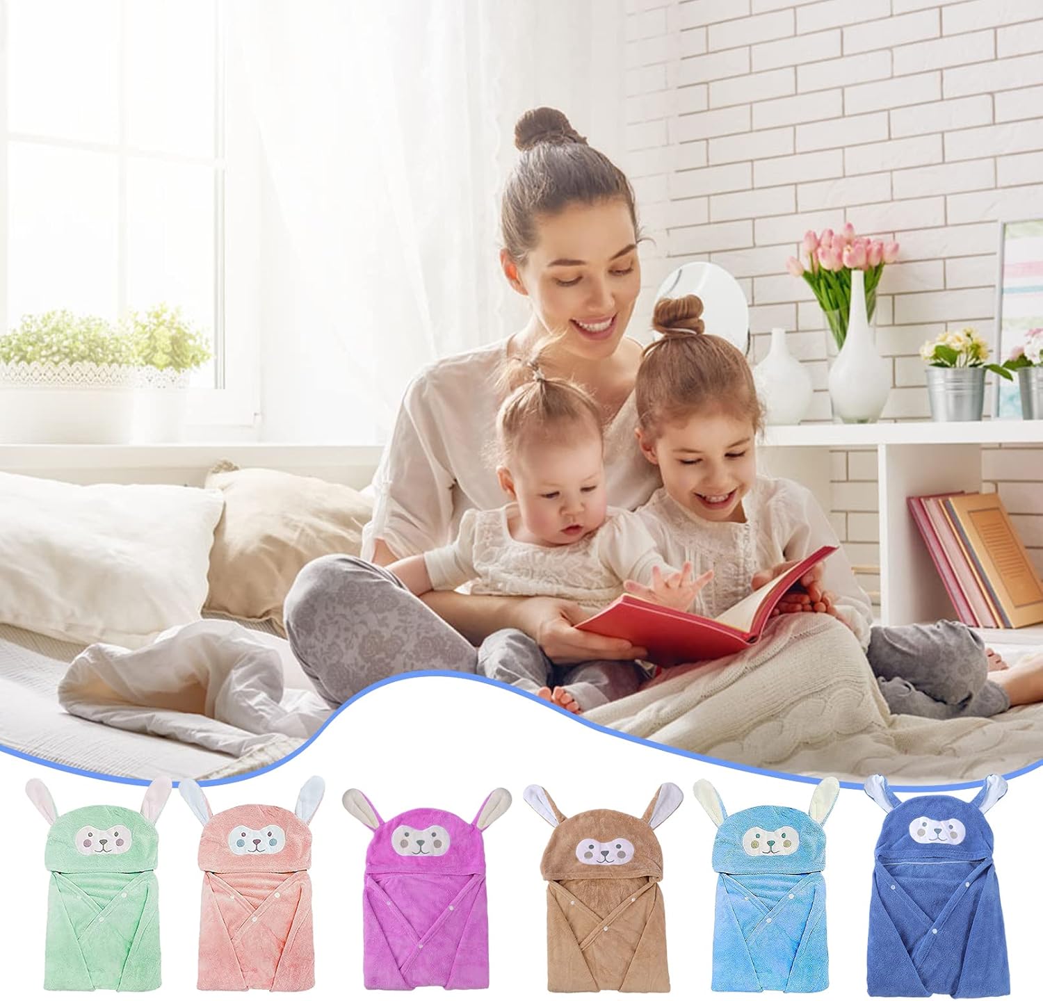 Visen Premium Hooded Towel for Kids 28x55 Inch