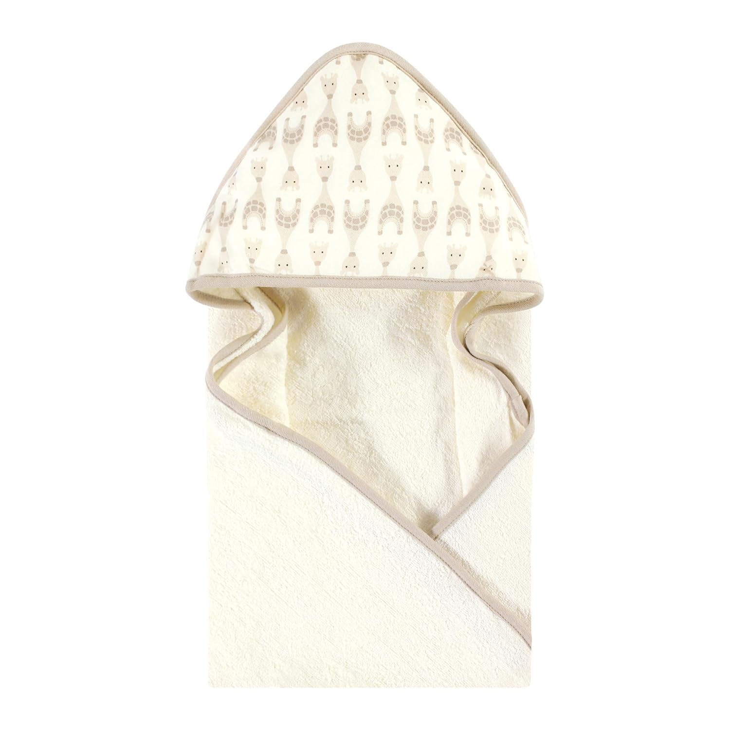 Hudson Baby Unisex Animal Face Hooded Towel Modern Giraffe One Size