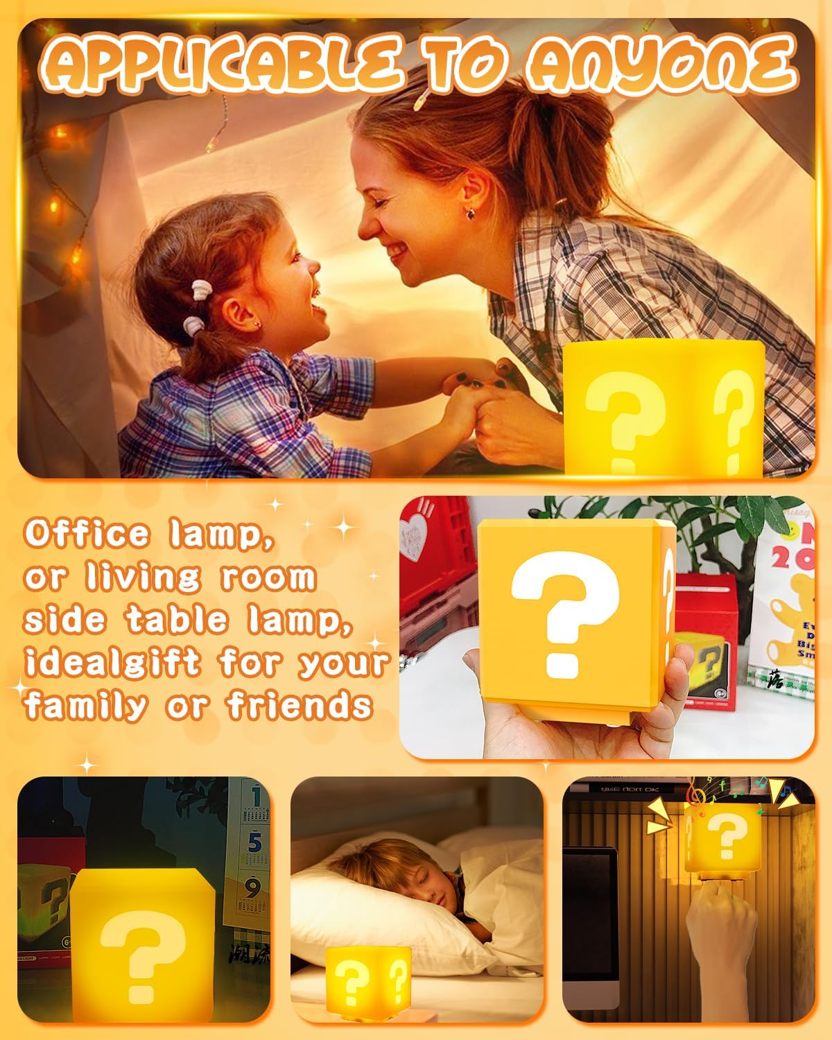 NESIMY Super Bros Night Light with Sound