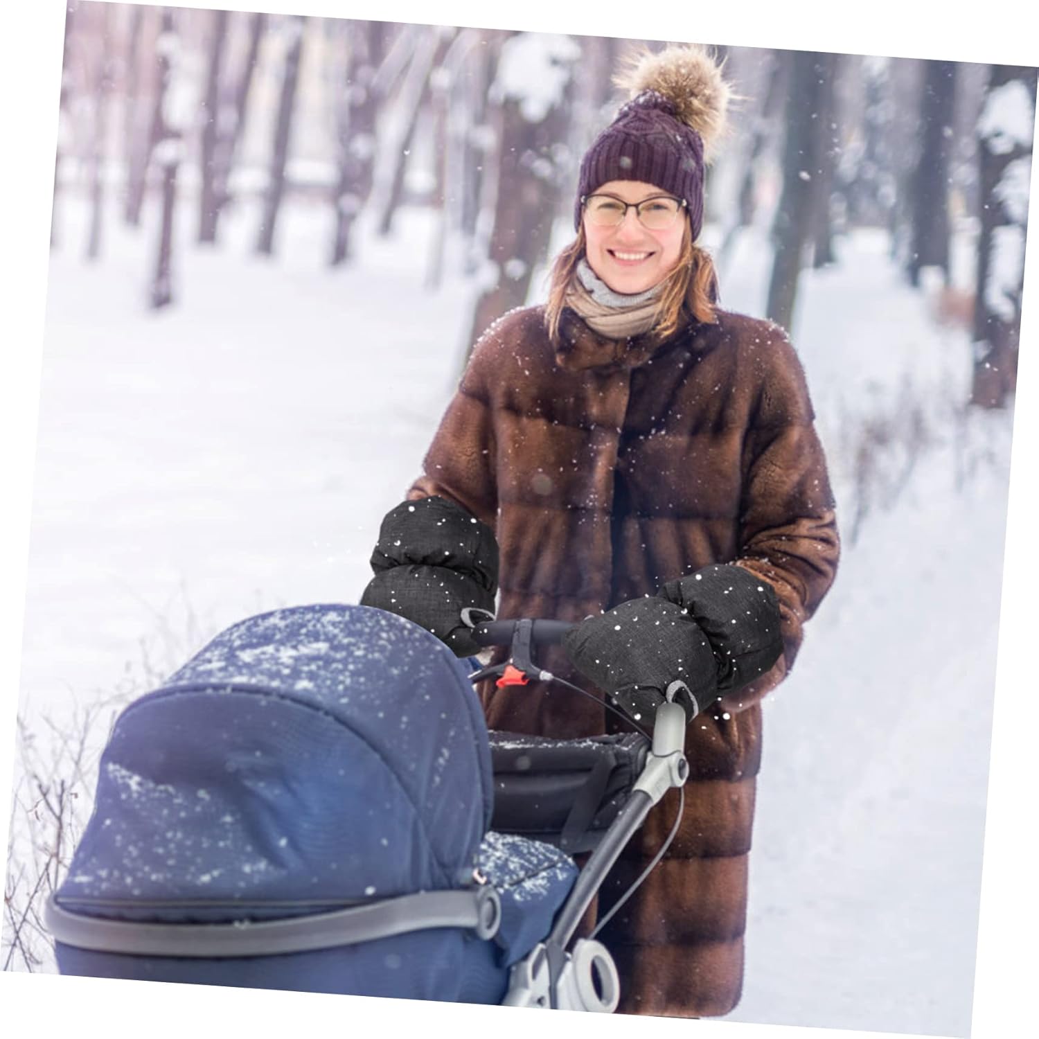 CIMAXIC Baby Stroller Mittens Warm Hand Muffs