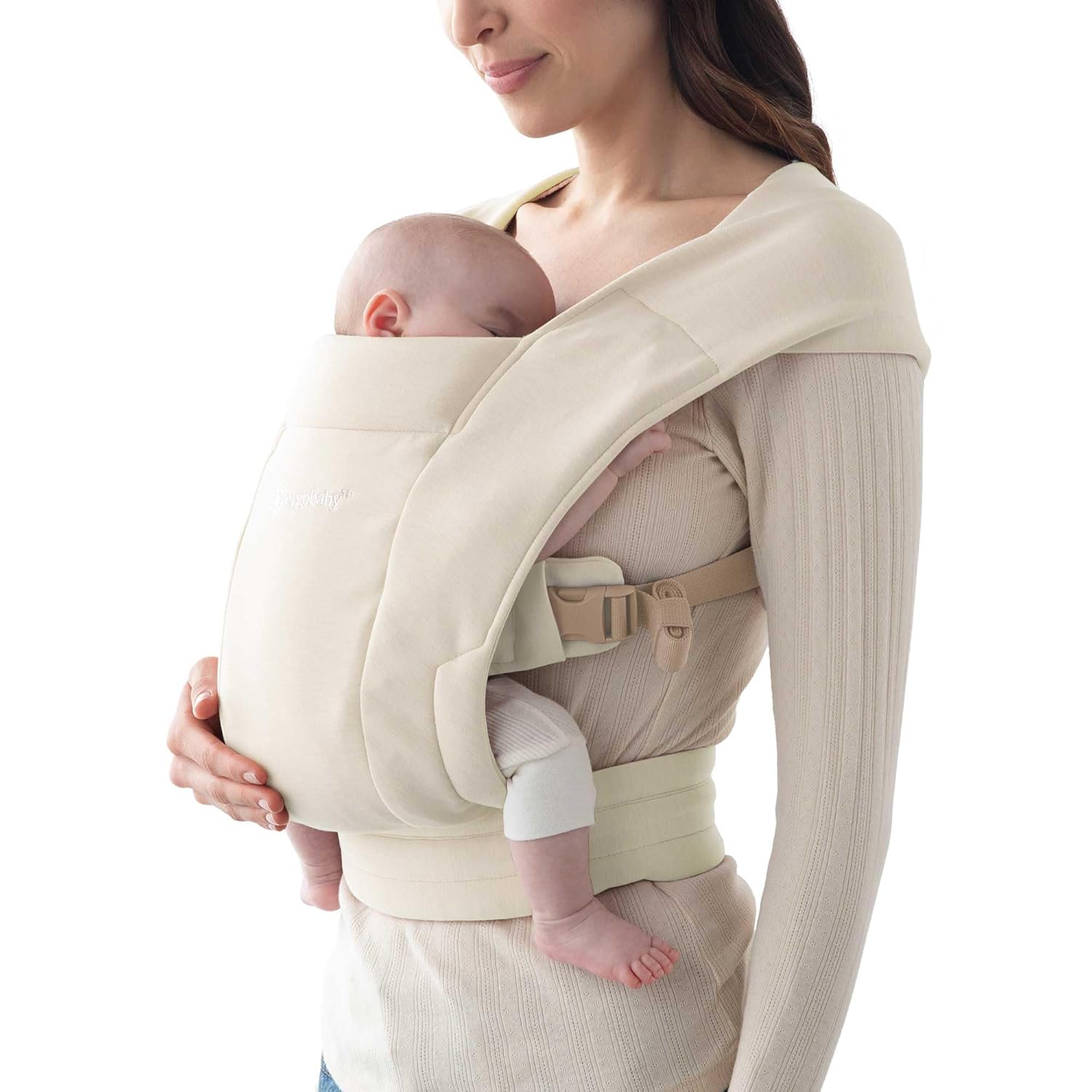Ergobaby Embrace Cozy Newborn Baby Carrier Wrap Cream