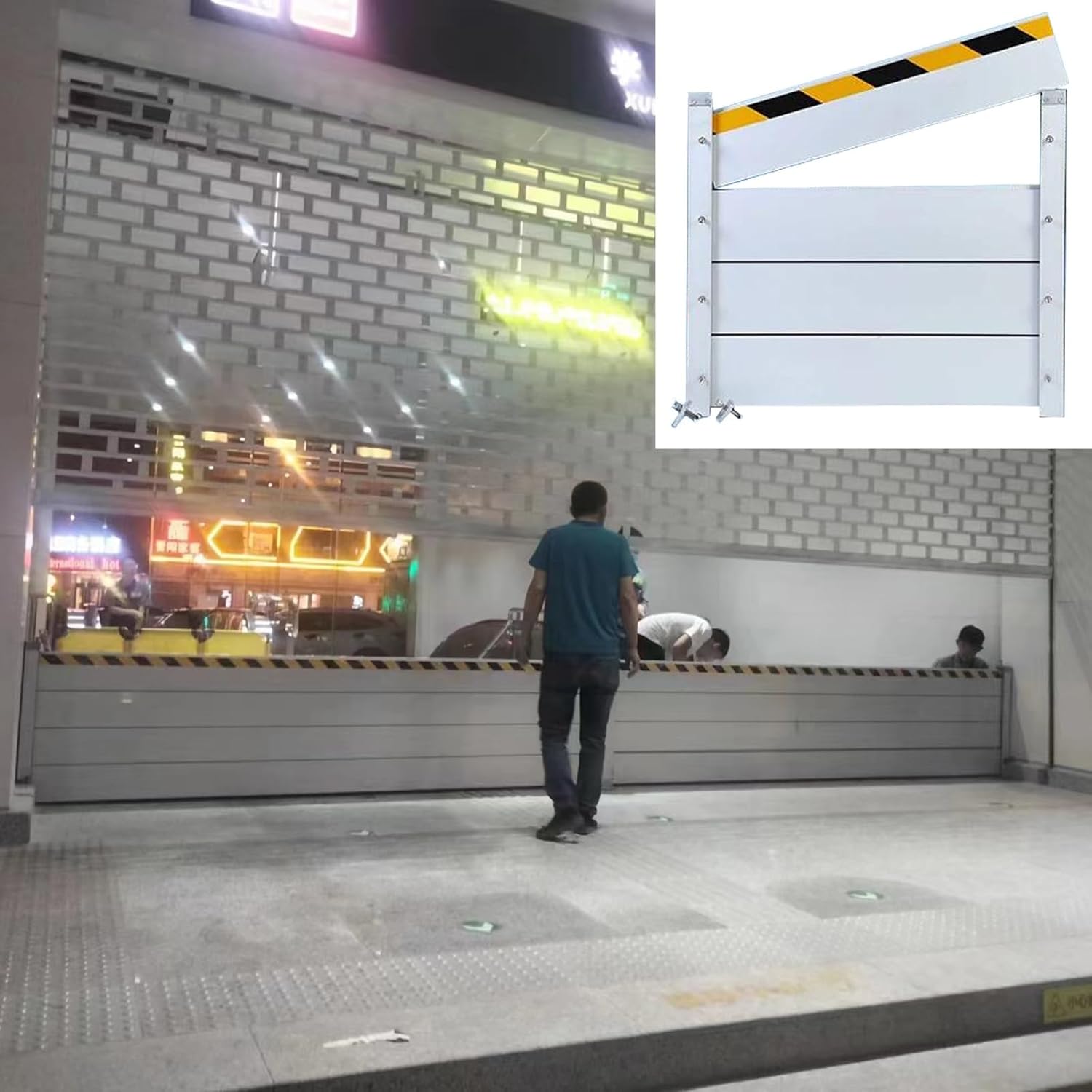 High Flood Control Baffle Detachable Flood Barriers for Outside 1