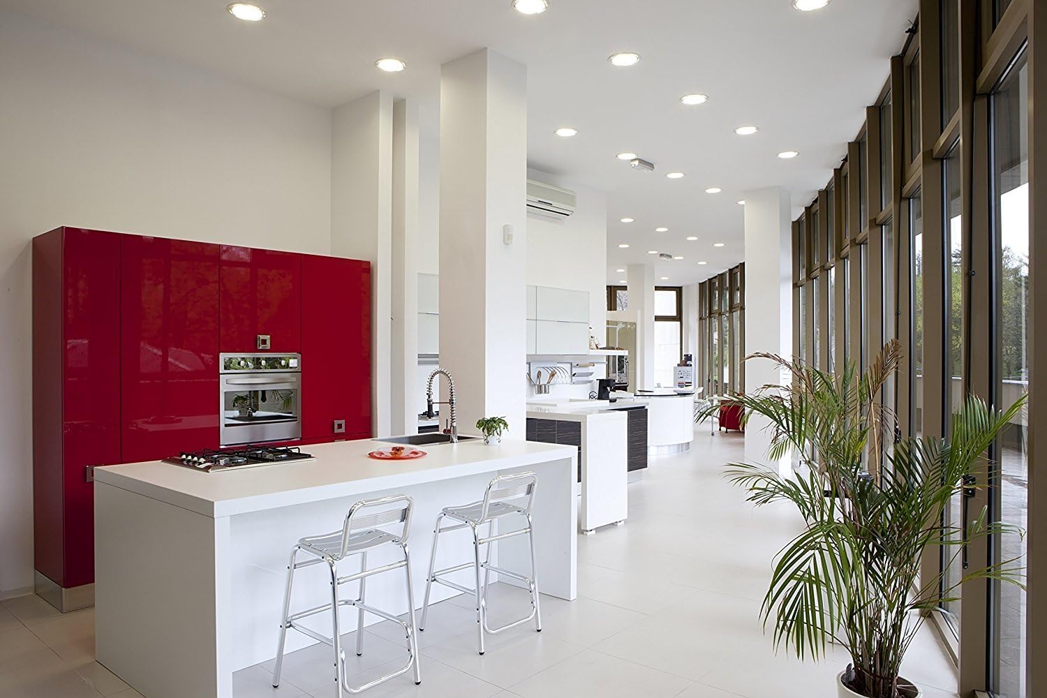 CTKcom 7W BR20 LED Light Bulb 4 Pack - Daylight White 6500K