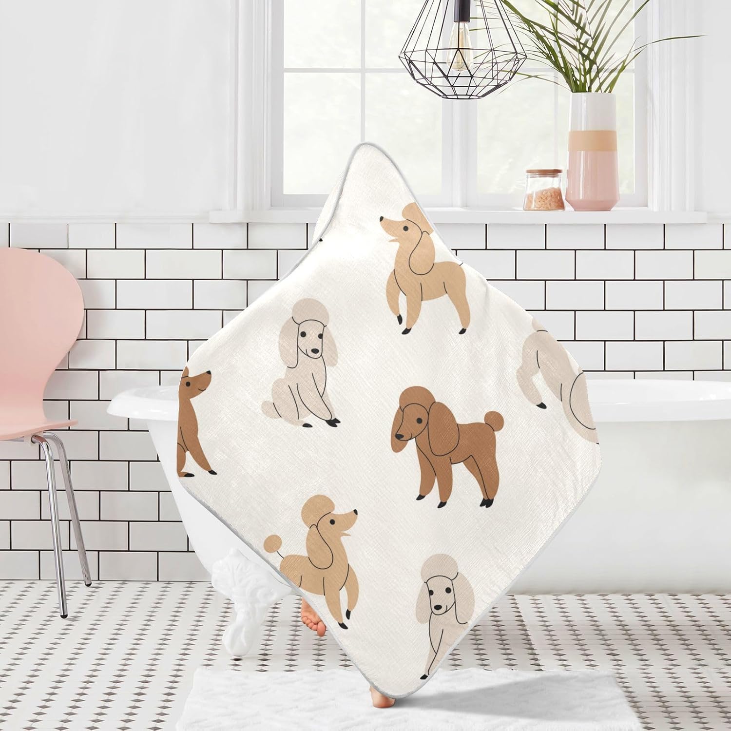 Caikeny Hooded Baby Towel 35x35 Inch