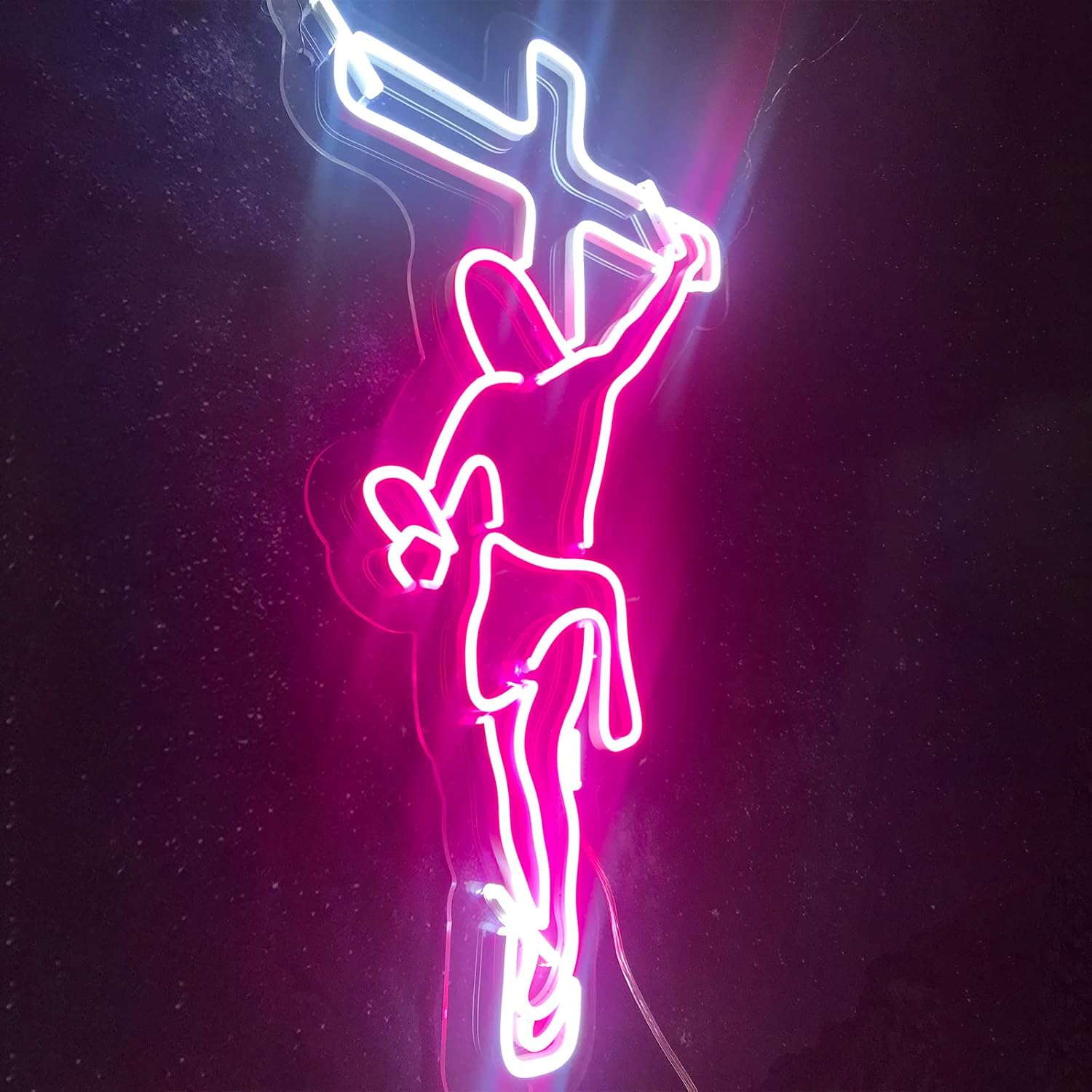 Jesus Cross Neon Sign 26 - Vibrant LED Wall Decor