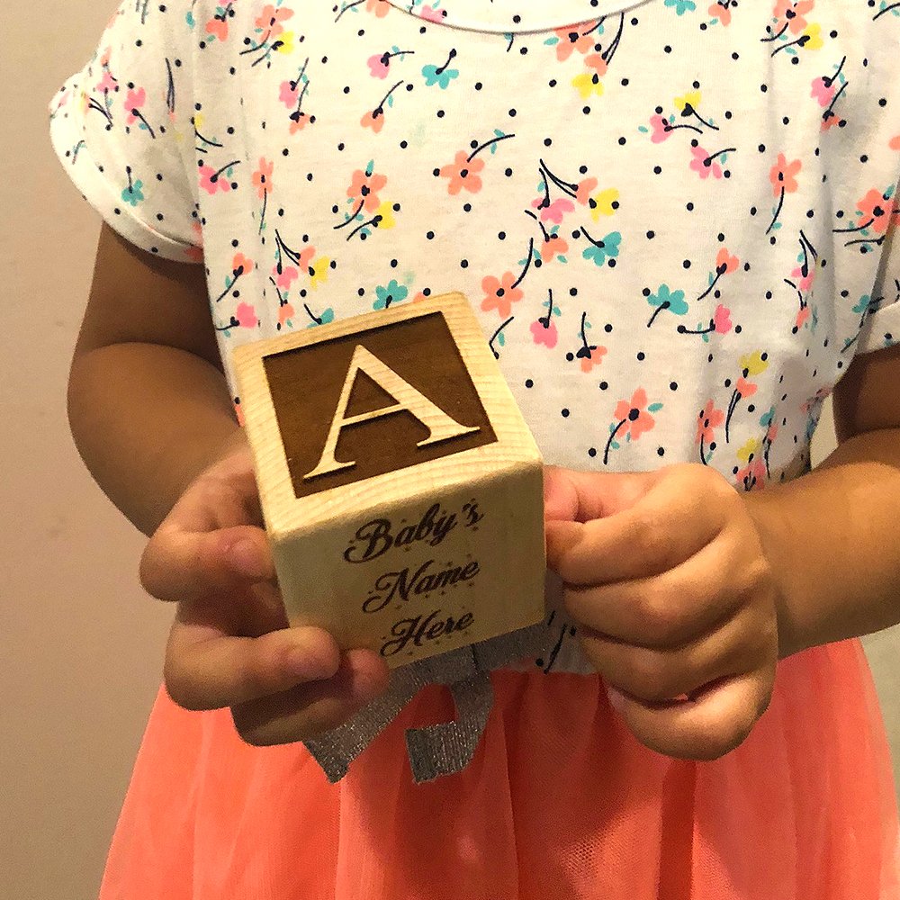 Personalized Baby Name Blocks for Girls or Boys