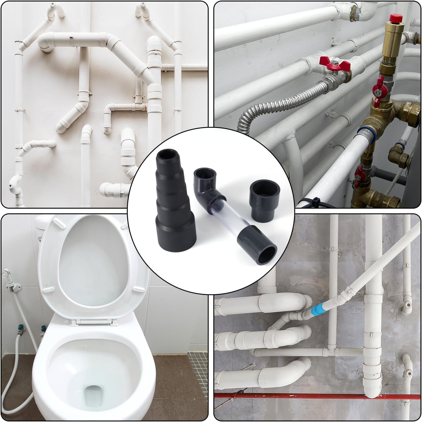 Gosknor 3pcs Wet Vac AC Drain Line Cleaner