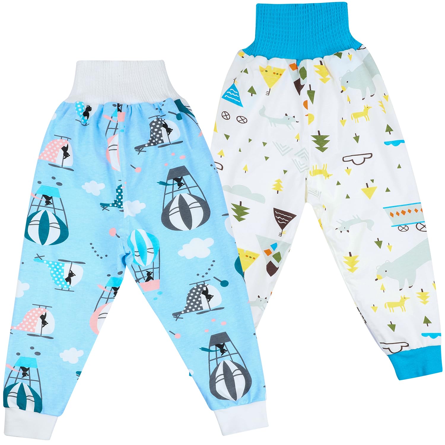 MooMoo Baby Waterproof Diaper Pants for Potty Training 2 Pack 1