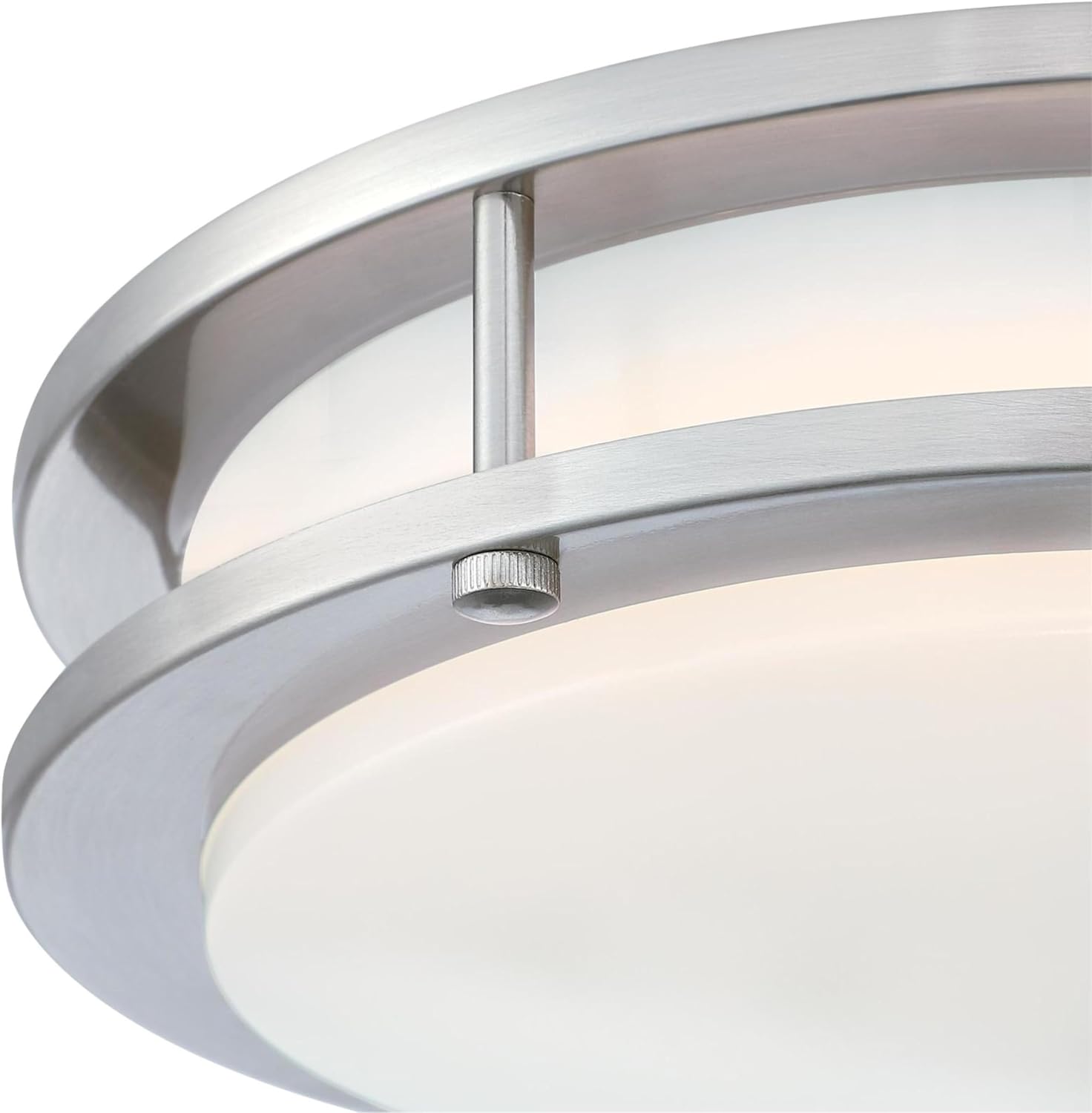 Westinghouse Oval LED Flush Mount Ceiling Light Brushed Nickel