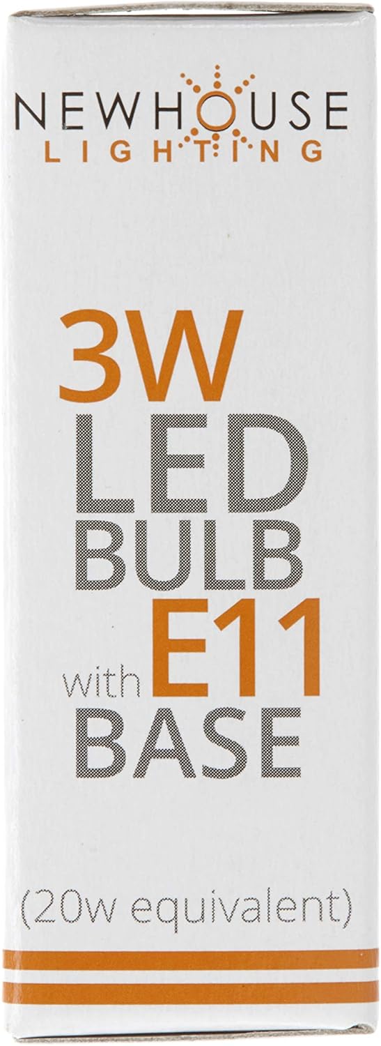Newhouse Lighting 3-Watt E11 LED Bulbs 4-Pack Warm White