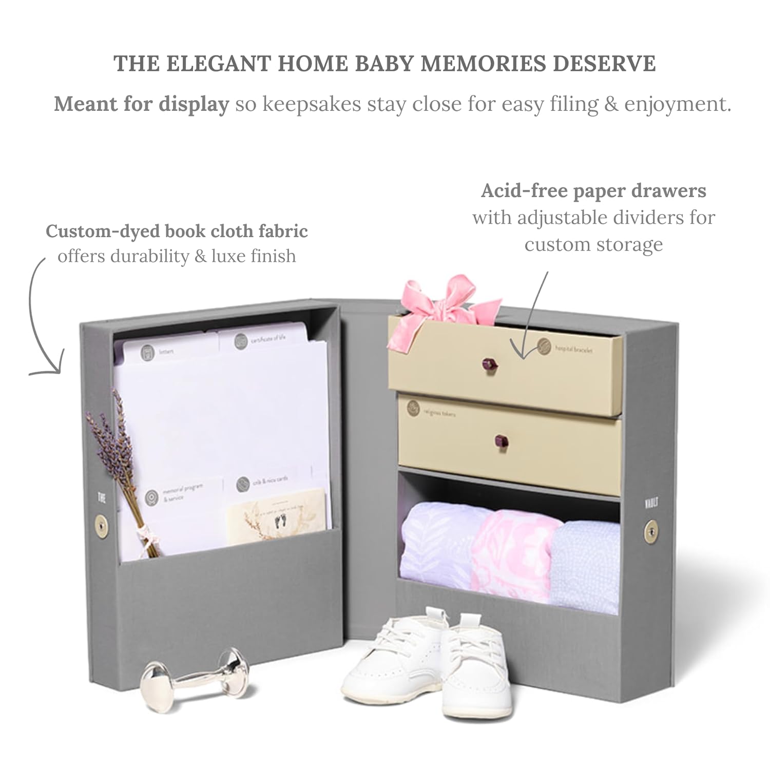 Savor Baby Keepsake Organizer Box