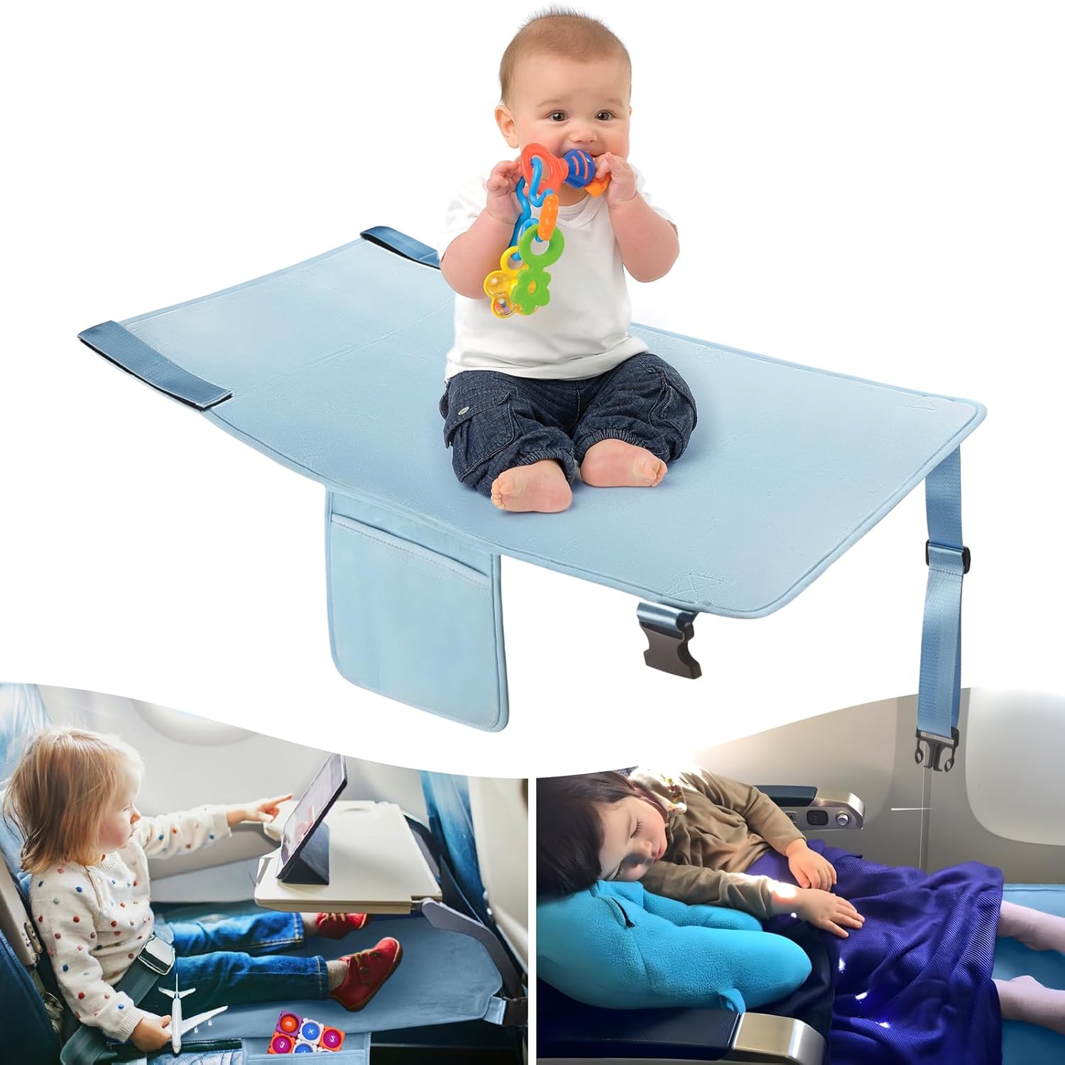 Toddler Airplane Bed with Comfort Footrest