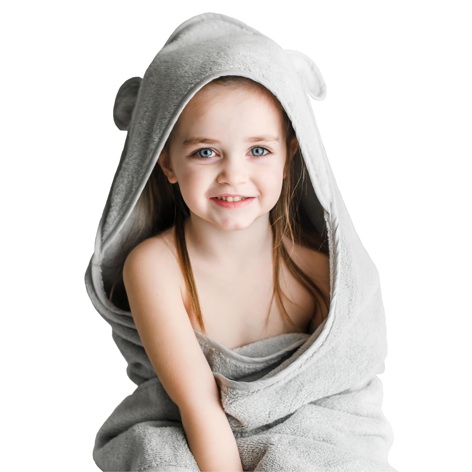 Natemia Premium Hooded Baby Bath Towel - Organic Cotton Soft Luxurious
