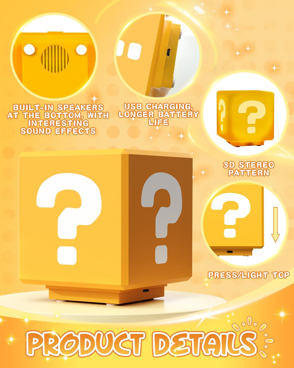 NESIMY Super Bros Night Light with Sound